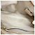 Borsa Tote Louis Vuitton Damier Azur Batignolles Horizontal Bianco - vista 4