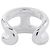 Ring Hermès Anello a Fascia Hermes Osmose PM Silver Band - vista 3