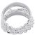 Ring Hermès Anello a Fascia Inflexible Hermes Boucles Sellier in Argento 925 - vista 3