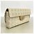 Borsa a tracolla Chanel New Travel in nylon Beige - vista 2