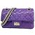 Timeless Borsa a tracolla Chanel in pelle d'agnello viola Porpora