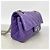 Timeless Borsa a tracolla Chanel in pelle d'agnello viola Porpora - vista 2