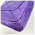 Timeless Borsa a tracolla Chanel in pelle d'agnello viola Porpora - vista 8
