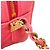 Borsa a tracolla Chanel Matelassé con catena in rosa - vista 6