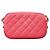 Borsa a tracolla Chanel Matelassé con catena in rosa - vista 9
