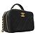 Borsa Vanity Chanel in pelle d'agnello matelassé nera Nero - vista 2