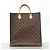 Borsa Tote Louis Vuitton Monogram Sac Plat Marrone - vista 11