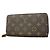 Portafoglio Zippy Monogram Louis Vuitton Marrone