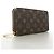 Portafoglio Zippy Monogram Louis Vuitton Marrone - vista 2