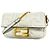 Borsa a secchiello Fendi in pelle bianca Bianco