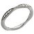 Chanel Camélia Bandring aus Platin mit Diamant