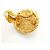 Pendientes de círculo chapados en oro Chanel Dorado - vista 4