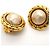 Pendientes de círculo chapados en oro Chanel Dorado - vista 6