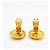 Chanel vergoldete Clip-Ohrringe Golden - Ansicht 6