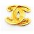 Broche Chanel Matelassé dorado - vista 5