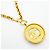 Colar Chanel Coco Mark Circle Dourado - vista 2