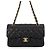 Borsa a tracolla Chanel Classic Matelassé con catena Nero