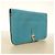 Hermès Cartera larga Hermes Dogon GM Azul - vista 2
