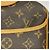 Borsa Louis Vuitton Monogram Deauville Marrone - vista 7