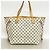 Borsa Tote Louis Vuitton Damier Azur Neverfull MM Bianco - vista 10