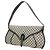16 Céline Bolso Celine Macadam de lona de nylon Castaño Negro