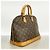 Louis Vuitton Alma Monogram Handtasche Braun - Ansicht 2