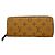 Louis Vuitton Monogram Reverse Portefeuille Clemence Long Wallet Braun