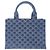 Céline Celine Blue Small Denim Triomphe Cabas Thais Tote Blau - Ansicht 2