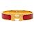 Hermès Clic H Armband PM schmal, rotes Emaille