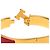 Hermès Clic H Armband PM schmal, rotes Emaille - Ansicht 4