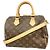Borsa Louis Vuitton Monogram Speedy Bandoulière 25 Marrone
