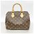 Borsa Louis Vuitton Monogram Speedy Bandoulière 25 Marrone - vista 10