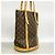 Borsa Tote Louis Vuitton Monogram Bucket GM Marrone - vista 2