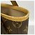 Borsa Tote Louis Vuitton Monogram Bucket GM Marrone - vista 7