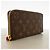 Louis Vuitton Monogram Portefeuille Clemence Long Wallet Fuschia - Ansicht 2
