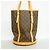 Borsa Tote Louis Vuitton Monogram Bucket GM M42236 Marrone - vista 9