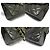 Chanel Matelassé Lammleder Double Flap Schultertasche mit Kette Schwarz - Ansicht 6