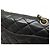 Chanel Matelassé Lammleder Double Flap Schultertasche mit Kette Schwarz - Ansicht 8