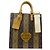 Louis Vuitton x Nigo Sac Plat Monogram Stripe Tote Bag Marrone D'oro