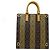 Louis Vuitton x Nigo Sac Plat Monogram Stripe Tote Bag Marrone D'oro - vista 2
