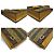 Louis Vuitton x Nigo Sac Plat Monogram Stripe Tote Bag Marrone D'oro - vista 5