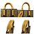 Louis Vuitton x Nigo Sac Plat Monogram Stripe Tote Bag Marrone D'oro - vista 7