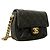 Timeless Borsa a tracolla Chanel Mini Matelassé con catena Nero - vista 2
