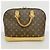 Louis Vuitton Alma Monogram Handtasche M51130 Braun - Ansicht 10