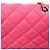 Borsa a tracolla Chanel Matelassé con catena Rosa - vista 10