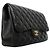 Timeless Borsa a tracolla Chanel in pelle d'agnello nera Nero - vista 2