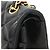 Borsa a tracolla Chanel in pelle d'agnello nera Nero - vista 7