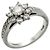 Autre Marque Anello Tiffany & Co. Flora in platino e diamanti