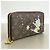 Portafoglio Zippy Monogram Louis Vuitton Marrone - vista 2