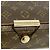 Borsa a tracolla Louis Vuitton Monogram Abbesses M45257 Marrone - vista 10